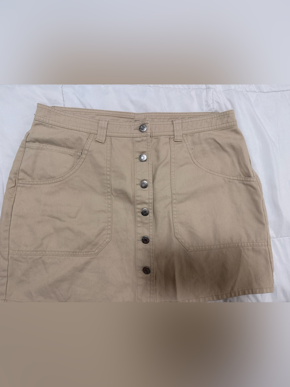 Old Navy Beige Button-Front Women's Skort